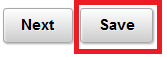 Screenshot of eForm buttons next and save