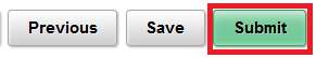 Screenshot of button group with submit button highlighted